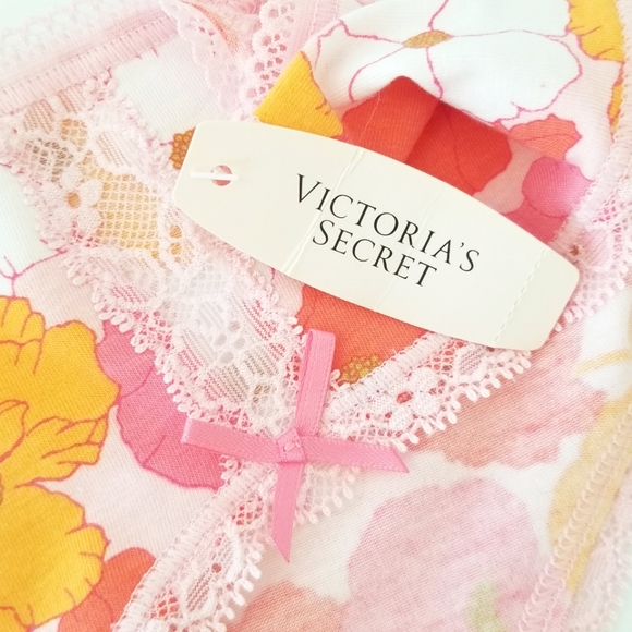 Victoria's Secret Vintage Floral HTF Soft Cotton Modal Hiphugger Panty HippieNWT - Picture 11 of 14